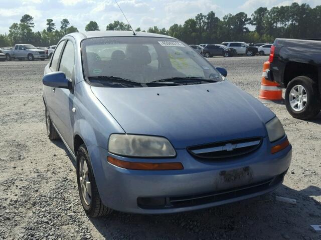 KL1TD56616B662586 - 2006 CHEVROLET AVEO BASE Mavi foto 1