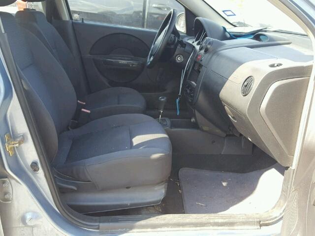KL1TD56616B662586 - 2006 CHEVROLET AVEO BASE Mavi foto 5