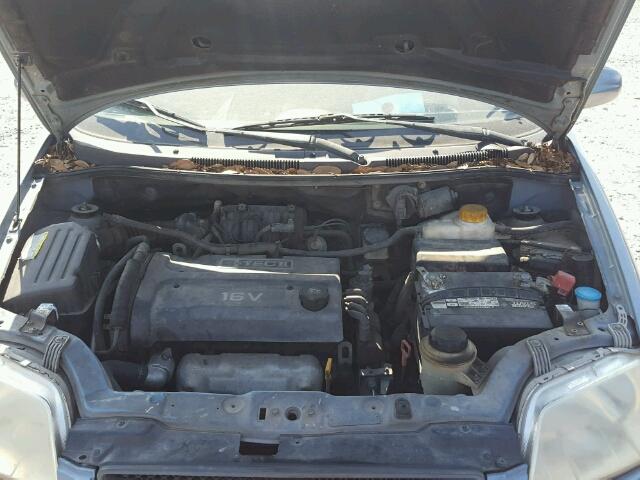 KL1TD56616B662586 - 2006 CHEVROLET AVEO BASE Mavi foto 7