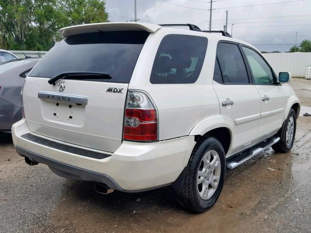 2HNYD18886H532277 - 2006 ACURA MDX TOURIN WHITE photo 4