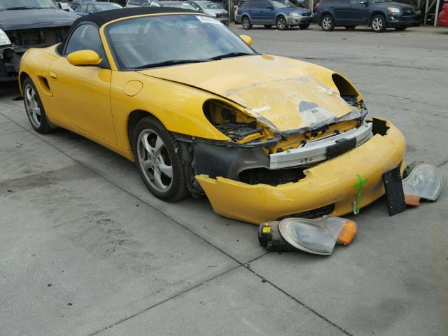 WP0CA29852U623589 - 2002 PORSCHE BOXSTER YELLOW photo 1