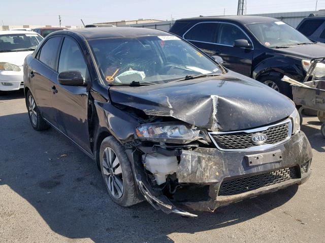 KNAFU4A29D5715404 - 2013 KIA FORTE EX BLACK photo 1