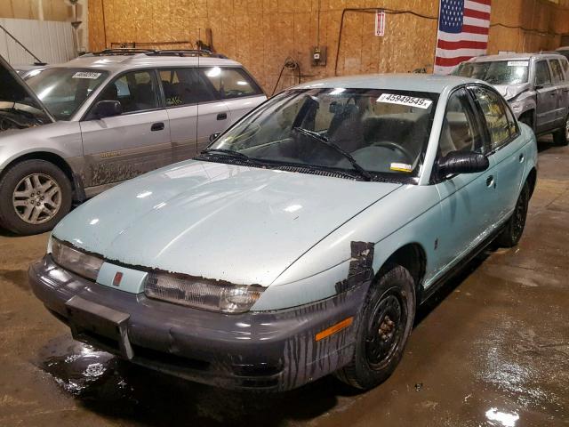 1G8ZG5287TZ336032 - 1996 SATURN SL1 GREEN photo 2