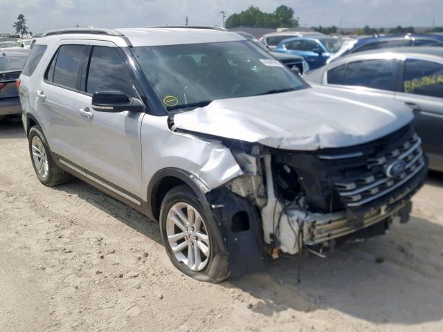 1FM5K7D81HGA27022 - 2017 FORD EXPLORER X SILVER photo 1