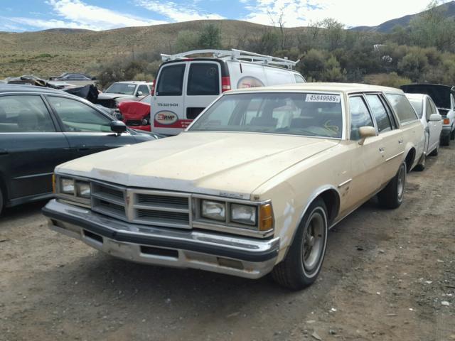 2L35Y7X129465 - 1977 PONTIAC STATION WA YELLOW photo 2