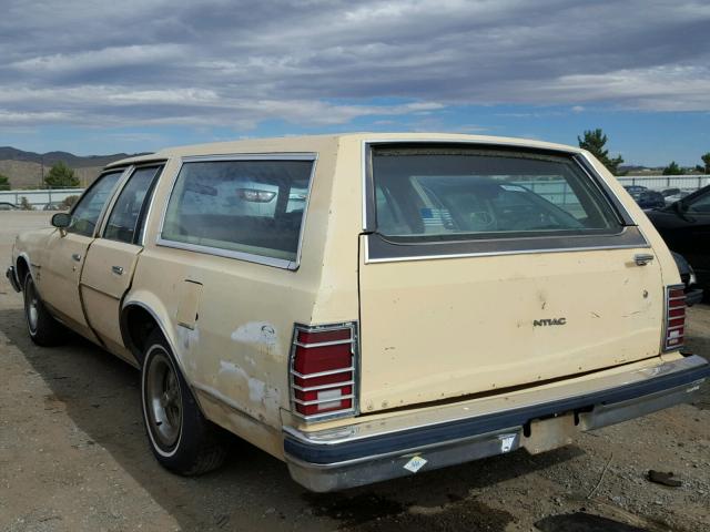 2L35Y7X129465 - 1977 PONTIAC STATION WA YELLOW photo 3