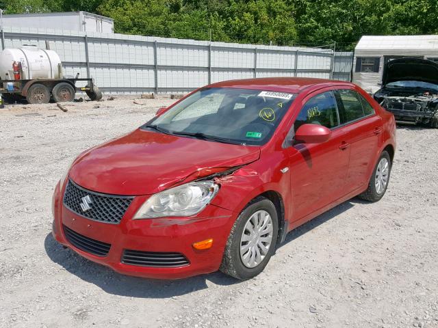 JS2RF9A19C6100316 - 2012 SUZUKI KIZASHI S RED photo 2