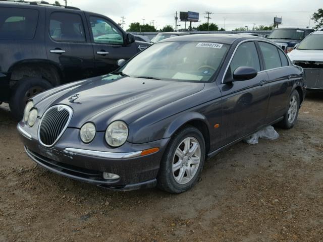 SAJEA01T03FM76215 - 2003 JAGUAR S-TYPE CHARCOAL photo 2