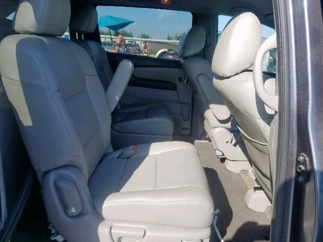 5FNRL5H25HB017018 - 2017 HONDA ODYSSEY LX GRAY photo 6