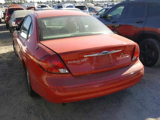 1FAFP55U13G232171 - 2003 FORD TAURUS SES RED photo 3