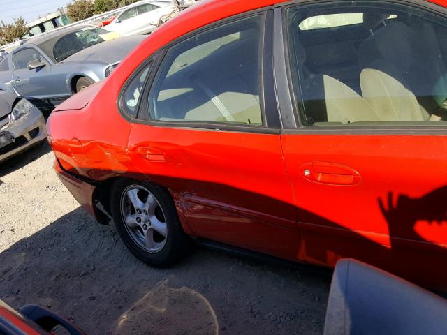 1FAFP55U13G232171 - 2003 FORD TAURUS SES RED photo 9