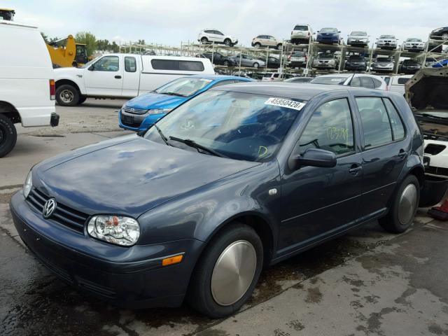 9BWFR61J244042667 - 2004 VOLKSWAGEN GOLF GL TD GRAY photo 2