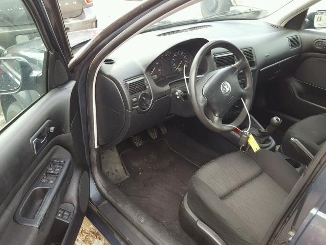 9BWFR61J244042667 - 2004 VOLKSWAGEN GOLF GL TD GRAY photo 9