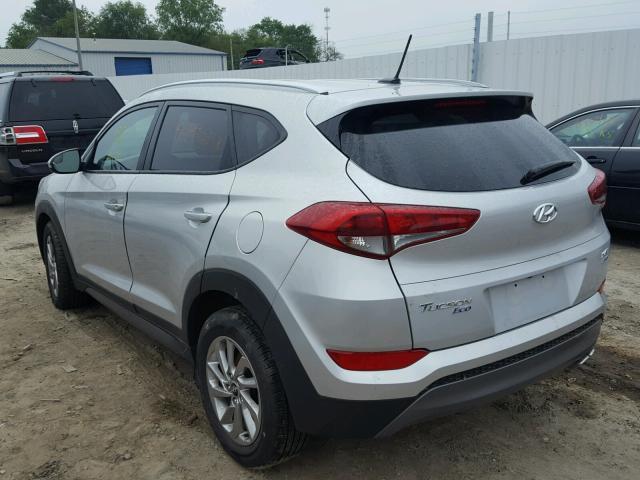 KM8J3CA29GU160941 - 2016 HYUNDAI TUCSON LIM SILVER photo 3