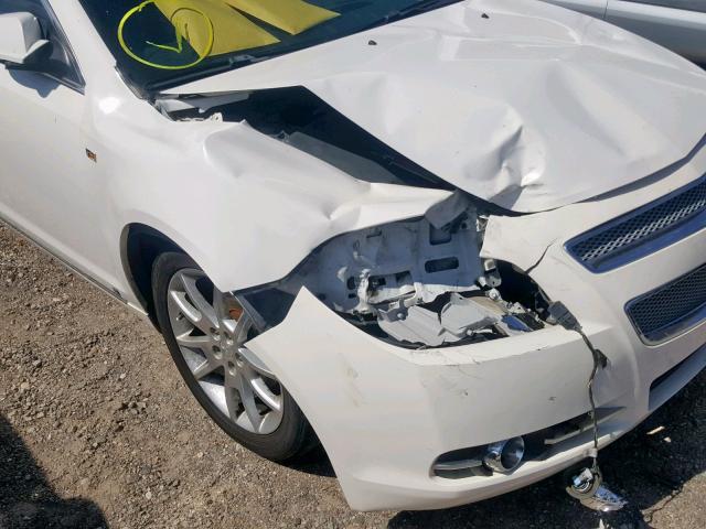 1G1ZK57708F263334 - 2008 CHEVROLET MALIBU LTZ თეთრი ფოტო 9