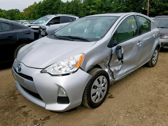 JTDKDTB39C1013947 - 2012 TOYOTA PRIUS C SILVER photo 2