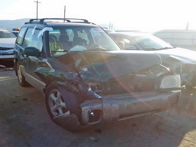 JF1SF65542H717333 - 2002 SUBARU FORESTER S Yaşıl foto 1