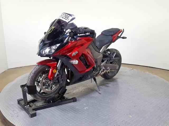 JKAZXCG14BA001825 - 2011 KAWASAKI ZX1000 G RED photo 4