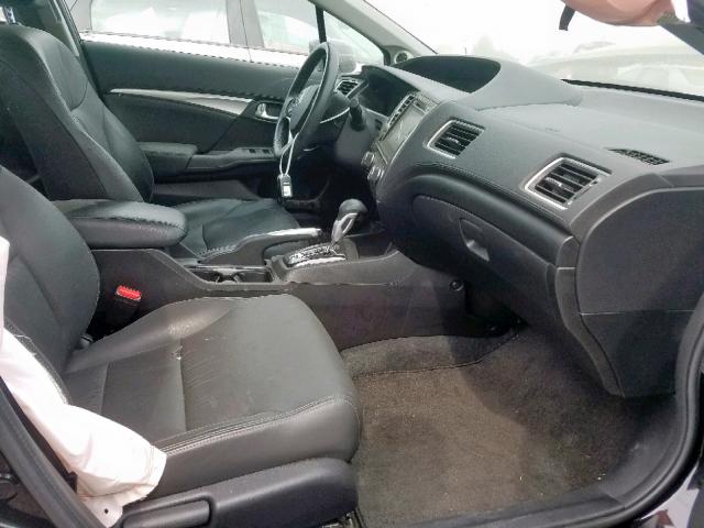 2HGFB2F97EH515605 - 2014 HONDA CIVIC EXL 黑色 照片 5