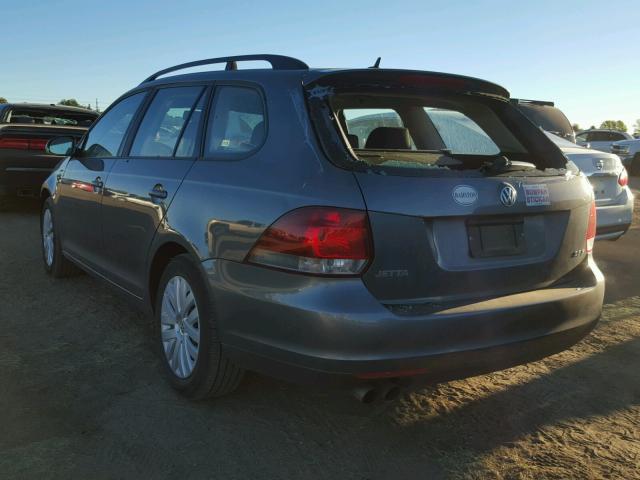 3VWPP7AJ7DM648266 - 2013 VOLKSWAGEN JETTA S 灰色 照片 3