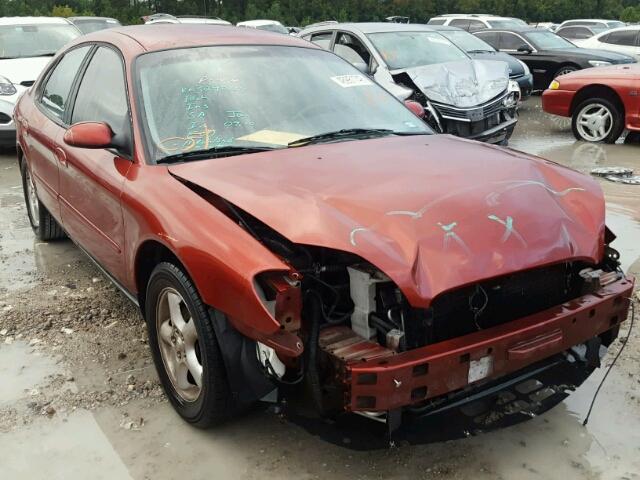 1FAFP55U9YA257880 - 2000 FORD TAURUS SES RED photo 1