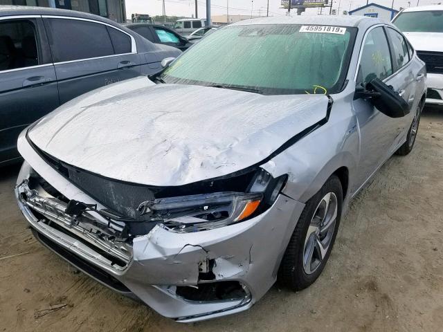 19XZE4F19KE009855 - 2019 HONDA INSIGHT LX SILVER photo 2