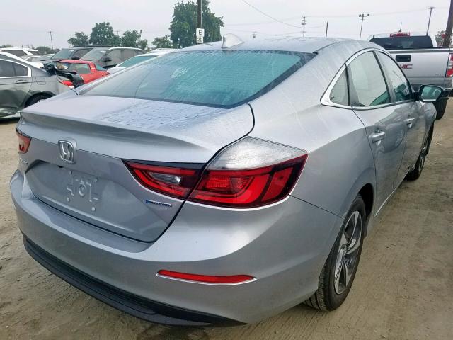 19XZE4F19KE009855 - 2019 HONDA INSIGHT LX SILVER photo 4