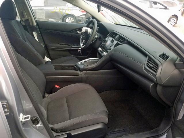 19XZE4F19KE009855 - 2019 HONDA INSIGHT LX SILVER photo 5