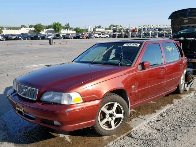 YV1LT56D9Y2628841 - 2000 VOLVO S70 RED photo 2