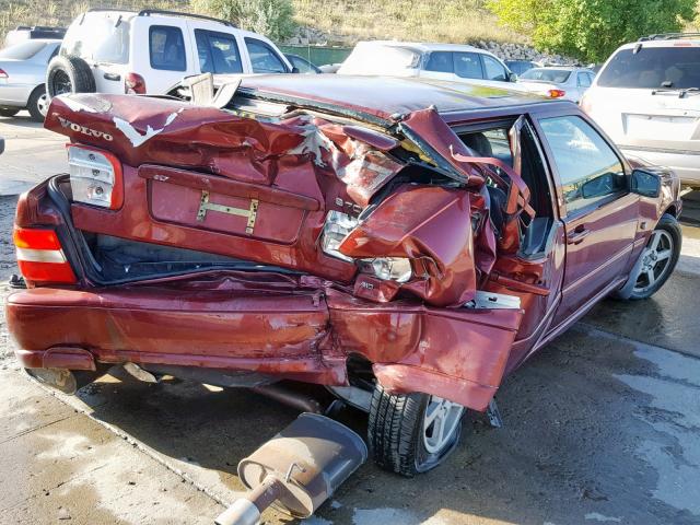 YV1LT56D9Y2628841 - 2000 VOLVO S70 RED photo 4