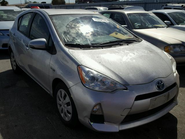 JTDKDTB30C1507646 - 2012 TOYOTA PRIUS C SILVER photo 1