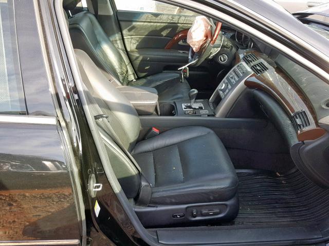 JH4KB16688C002978 - 2008 ACURA RL BLACK photo 5