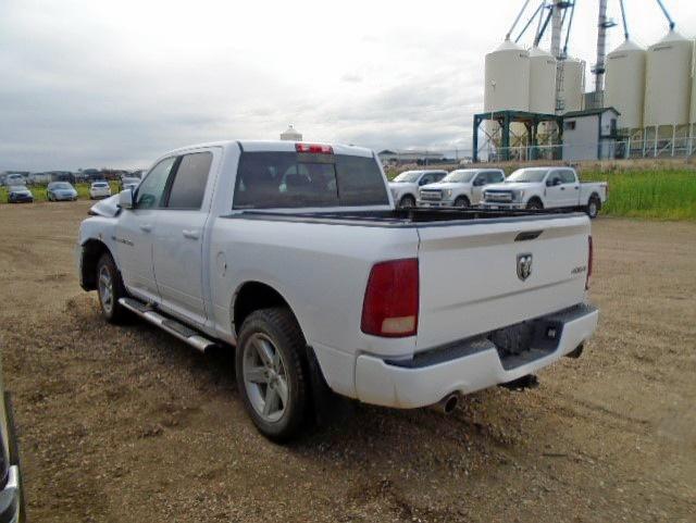 1C6RD7MT6CS106042 - 2012 DODGE RAM 1500 S WHITE photo 3