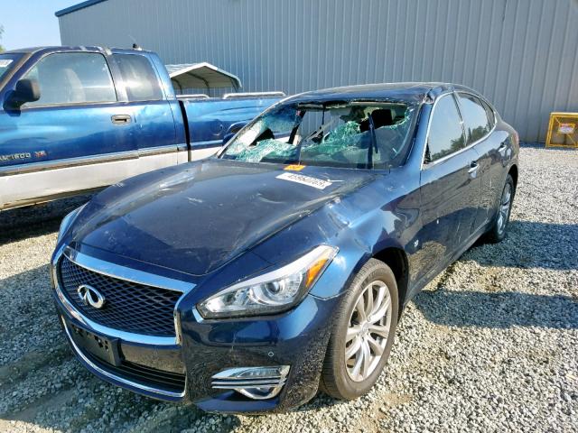 JN1BY1ARXFM561556 - 2015 INFINITI Q70 3.7 BLACK photo 2