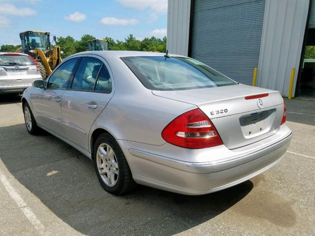 WDBUF65J53A203855 - 2003 MERCEDES-BENZ E 320 SILVER photo 3