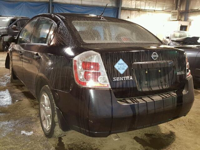 3N1AB61E87L624933 - 2007 NISSAN SENTRA 2.0 BLACK photo 3