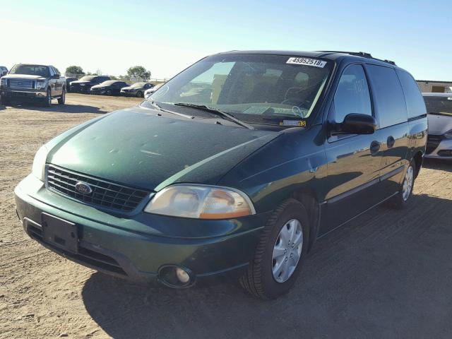 2FMZA51432BA89711 - 2002 FORD WINDSTAR L GREEN photo 2