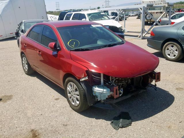 KNAFU4A24B5319314 - 2011 KIA FORTE EX RED photo 1