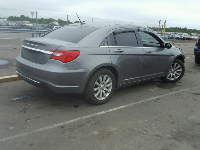 1C3CCBBB0DN553114 - 2013 CHRYSLER 200 TOURIN GRAY photo 4