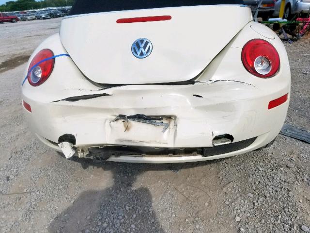 3VWSF31Y16M322503 - 2006 VOLKSWAGEN NEW BEETLE Ağ foto 9