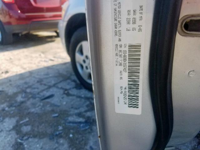 1B3HB28BX7D567027 - 2007 DODGE CALIBER GRAY photo 10