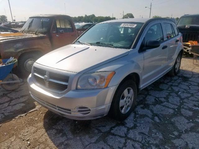 1B3HB28BX7D567027 - 2007 DODGE CALIBER GRAY photo 2