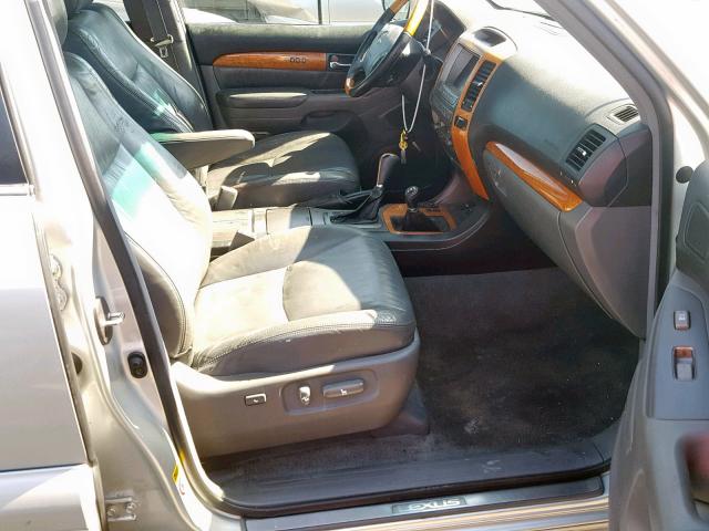 JTJBT20X550083664 - 2005 LEXUS GX 470 GRAY photo 5