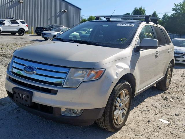 2FMDK48C37BB63795 - 2007 FORD EDGE SEL CREAM photo 2