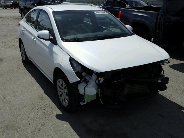 3KPC24A36JE024433 - 2018 HYUNDAI ACCENT SEL WHITE photo 1