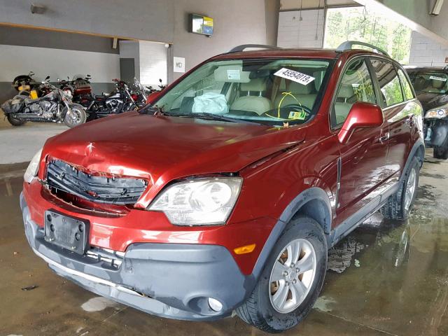 3GSCL33PX8S702351 - 2008 SATURN VUE XE RED photo 2