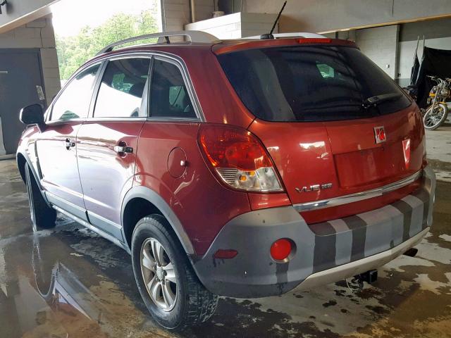 3GSCL33PX8S702351 - 2008 SATURN VUE XE RED photo 3