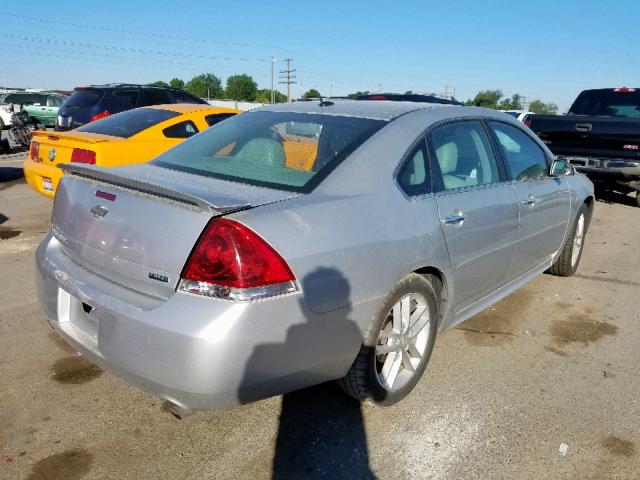 2G1WC5E30C1142531 - 2012 CHEVROLET IMPALA LTZ SILVER photo 4