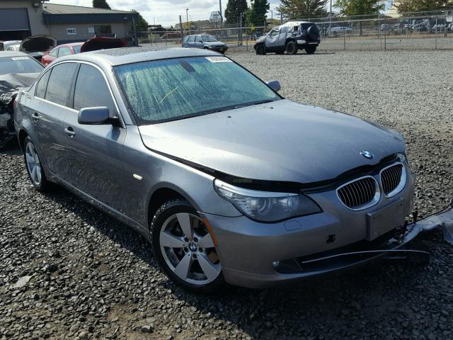 WBANV13508CZ57109 - 2008 BMW 528 XI GRAY photo 1