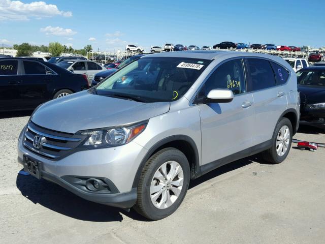 2HKRM3H7XDH521332 - 2013 HONDA CR-V EXL SILVER photo 2